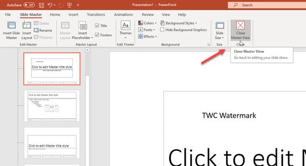 How to add a Text or Image Watermark to PowerPoint slides - 35