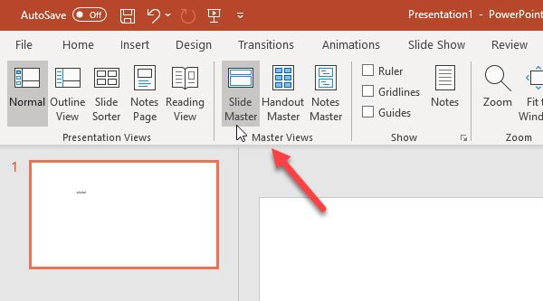 How to add a watermark to PowerPoint slides