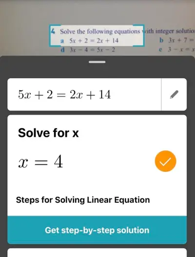 Math solver