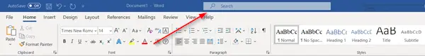 Hide Microsoft Search Bar