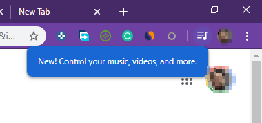 New Music Control Chrome