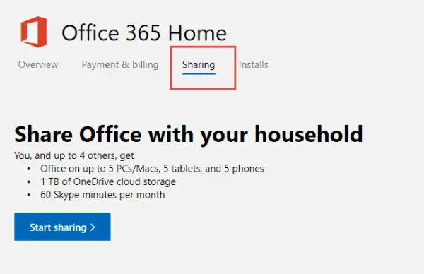 How to share Office 365 subscription with friends and family - 83