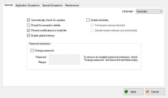 Harden & control Windows 10 Firewall with TinyWall