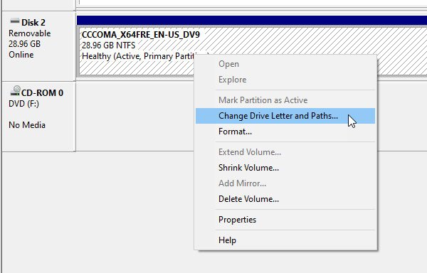 USB drive not appearing in This PC but visible in Disk Management