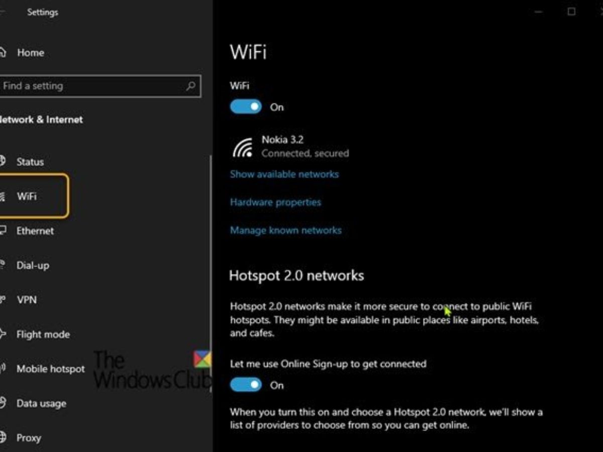 windows10 wi-fi