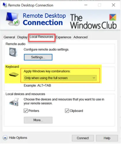 Windows key acts like it is stuck after switching from Remote Desktop session