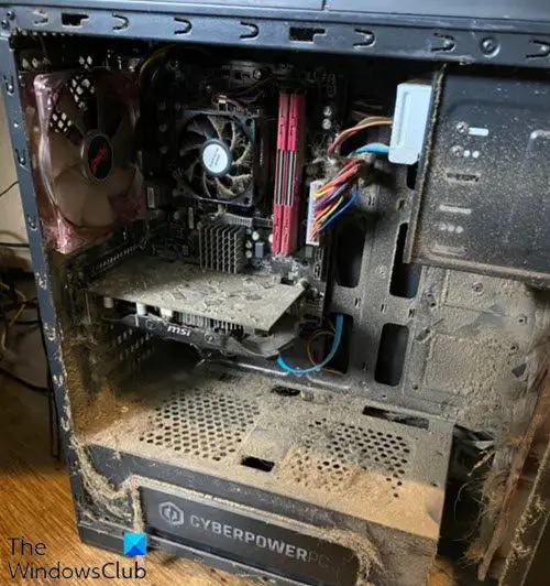 physically clean your Windows computer