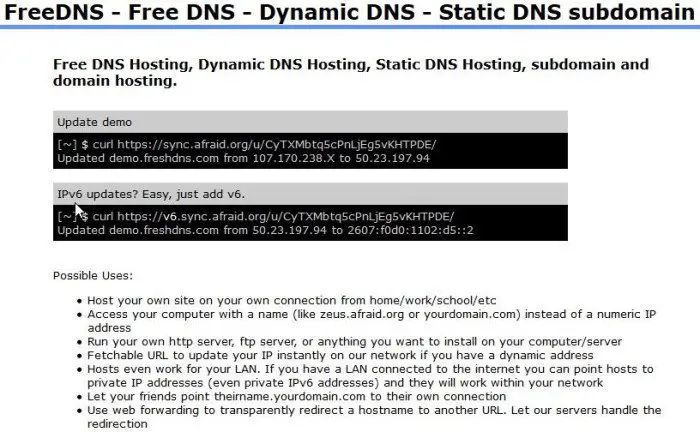 free domain hosting with dns