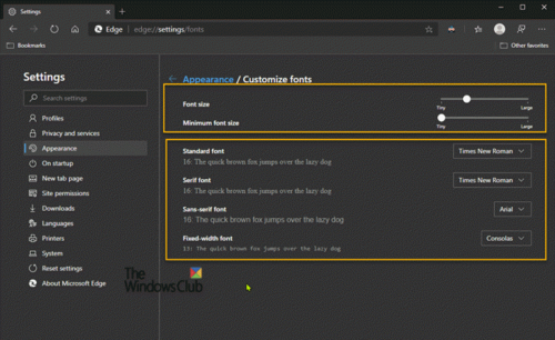 How To Change Default Font Size And Style In Microsoft Edge how-to-change-default-font-size-and-style-in-microsoft-edge