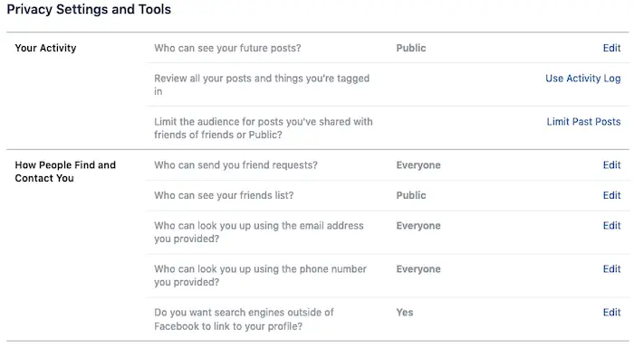 Best Facebook Privacy Settings