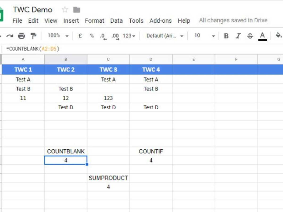 How To Count Blank Or Empty Cells In Excel And Google Sheets How To Count Blank Or Empty Cells In Excel And Google Sheets