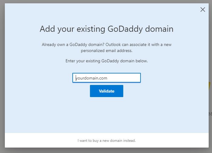 godaddy outlook email sign in