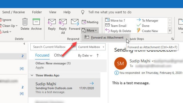 how to permanently forward email in outlook