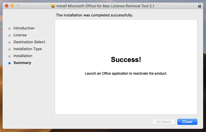 totally uninstall office 365 mac