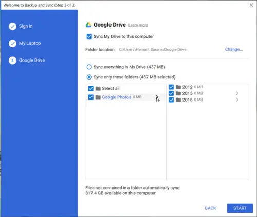 How to sync Google Drive and Google Photos