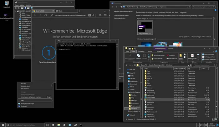 Dark Themes for Windows 10