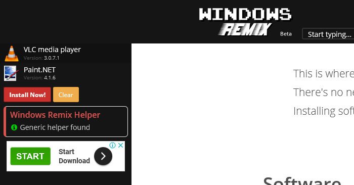 WindowsRemix: Install multiple apps after fresh Windows installation