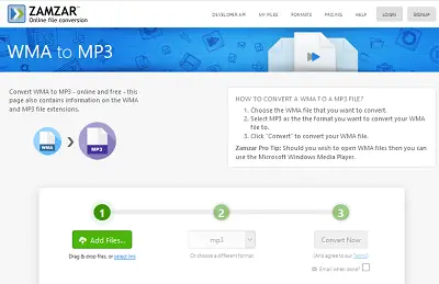 Convert WMA to MP3