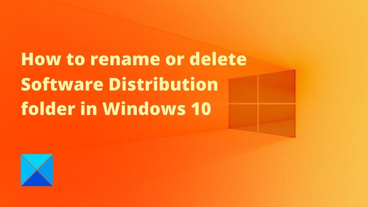 Rename or delete Software Distribution folder in Windows 11/10