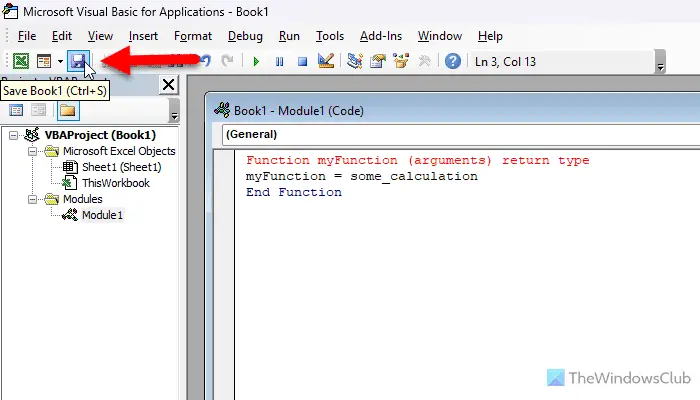 How to create Custom Excel Functions using VBA
