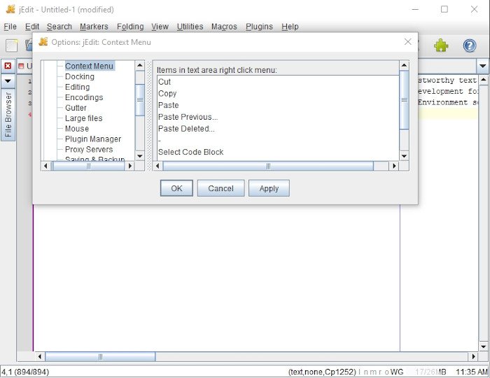 jEdit Text Editor for Programmers