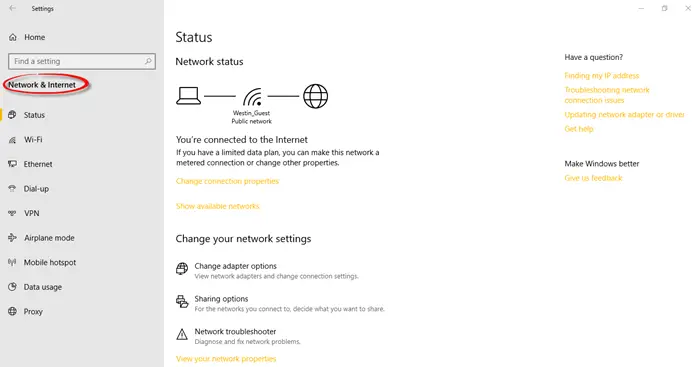 Windows 10 Settings