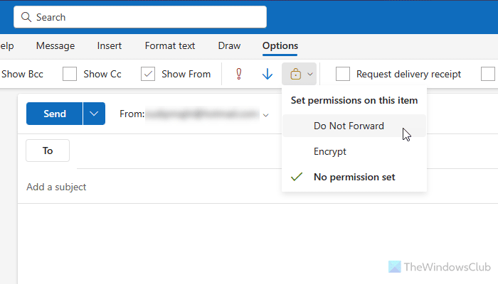 How to stop email forwarding in Outlook for Windows 11/10