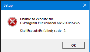 shellexecuteex failed
