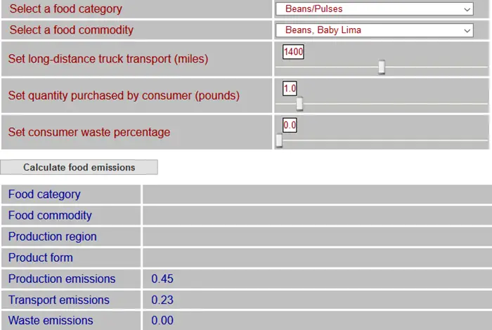 Carbon Footprint Calculator