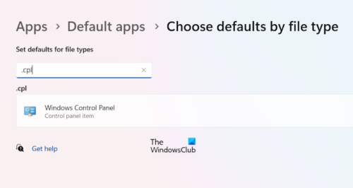 Control Panel will not open in Windows 11/10