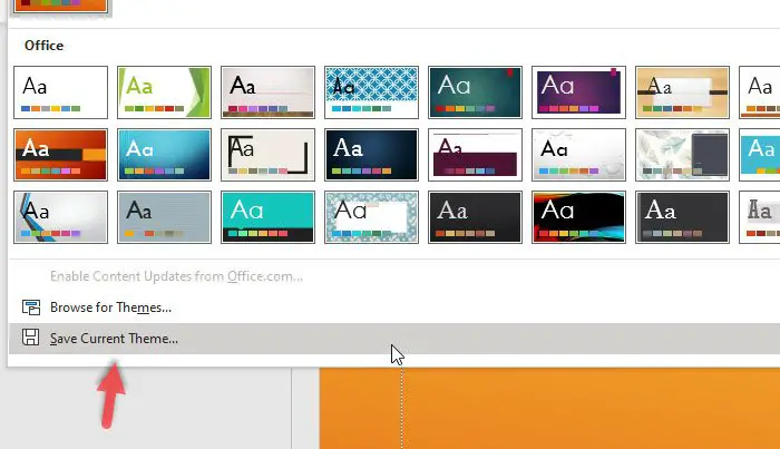 How to create a Design Preset or a Theme in PowerPoint