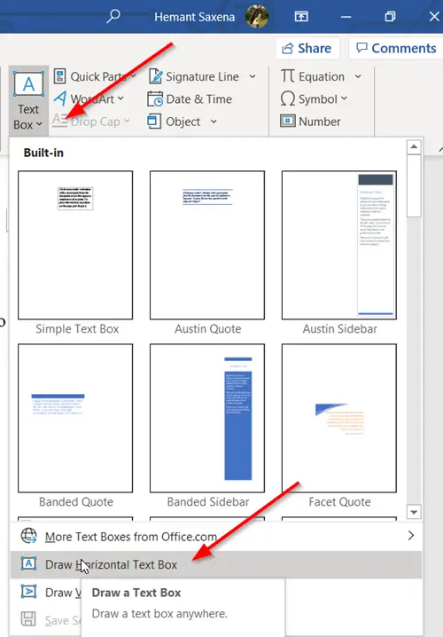 Change Text Direction by rotating texts in Microsoft Word