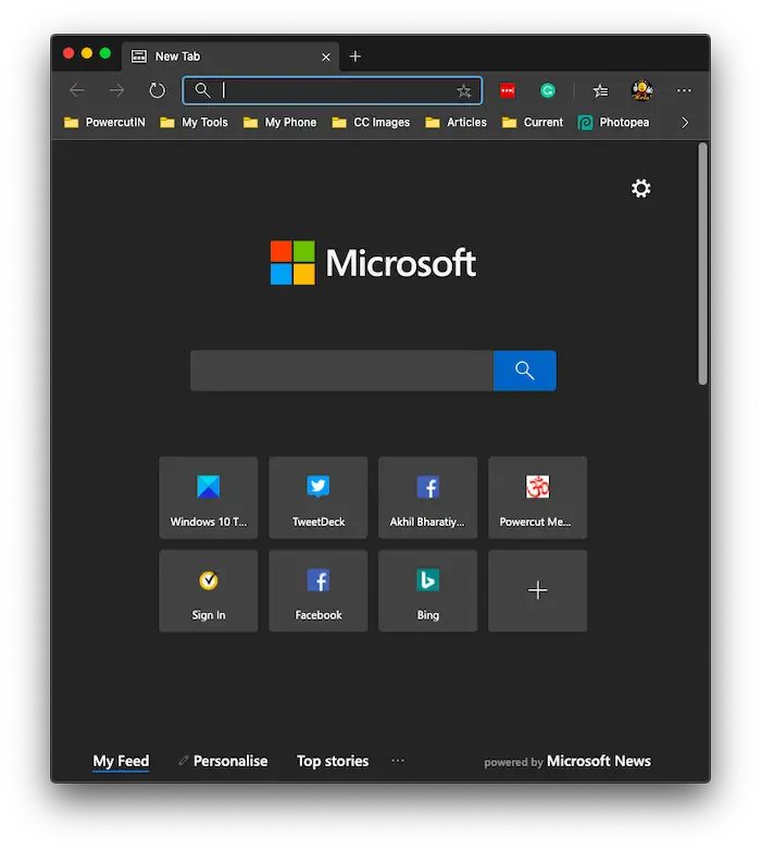 microsoft edge for mac osx