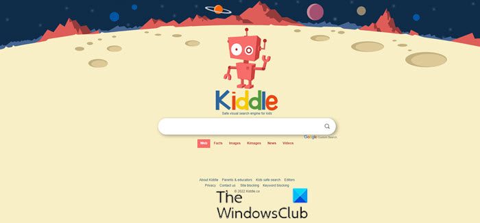 Kiddle search engine for kids