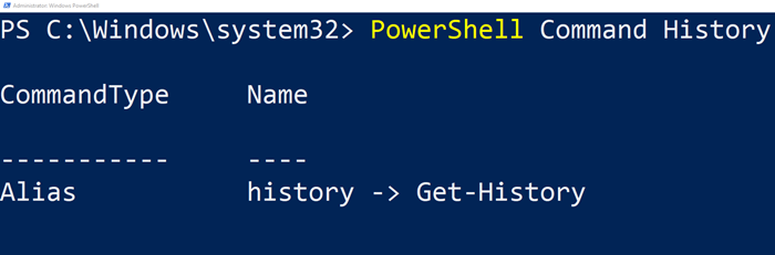 See PowerShell command History