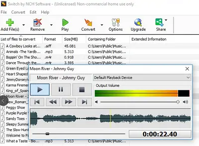 switch audio converter free version switch audio converter free version