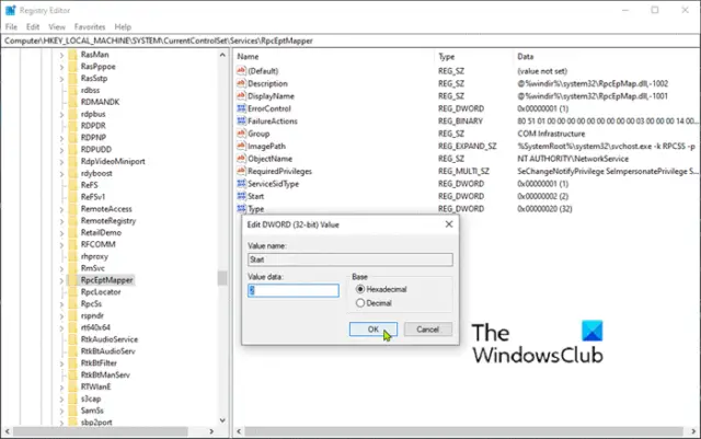 dcom startup time registry value dcom startup time registry value