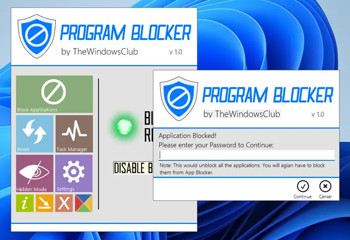program blocker for windows