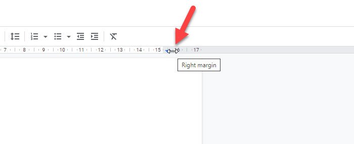 Change page margin and color in Google Docs