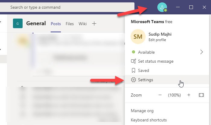 Enable dark mode on Microsoft Teams