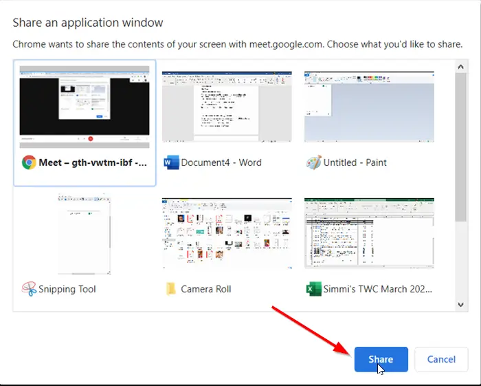 how to do presentation in google meet