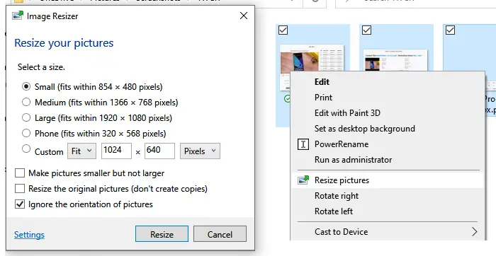 PowerToys: Image Resizer, Window Walker, Markdown and SVG Preview in Windows 10