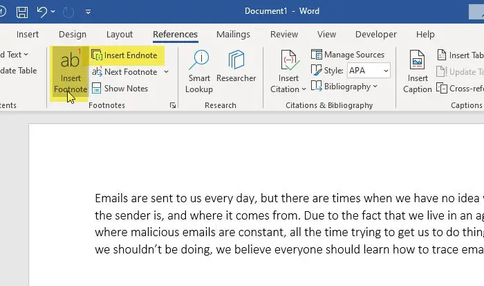 ms word footnote numbering ms word footnote numbering