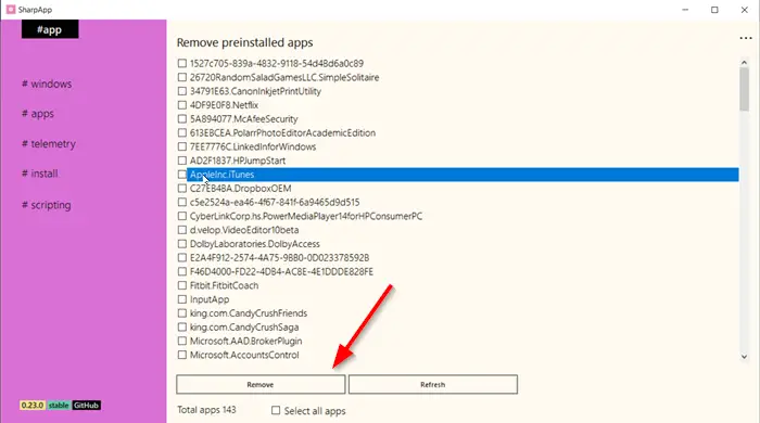 SharpApp lets you control Windows 10 Telemetry