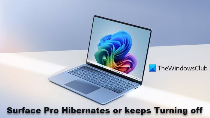 Surface Pro Hibernates or keeps Turning off randomly