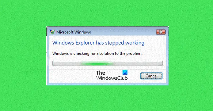 Explorer crashes, freezes