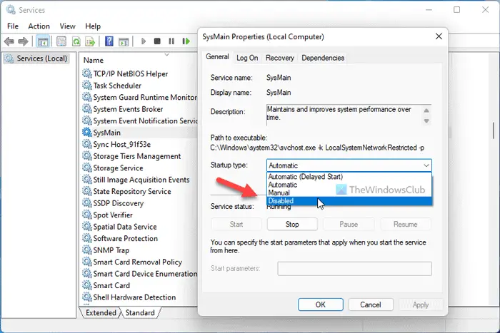 Enable or Disable SysMain & Prefetch for SSD in Windows 11/10