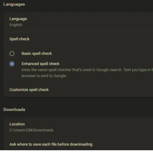 How to automatically Turn on Spell Checker in Google Chrome