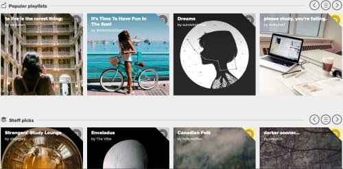 find and share Music Playlists online