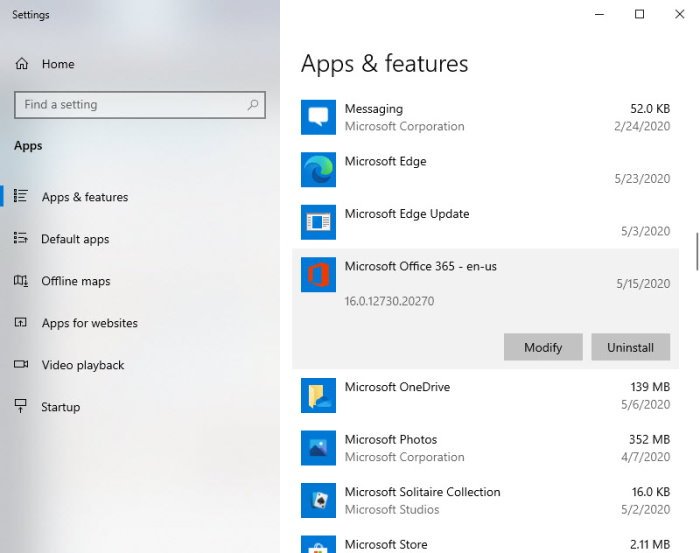 Outlook Trash icon missing
